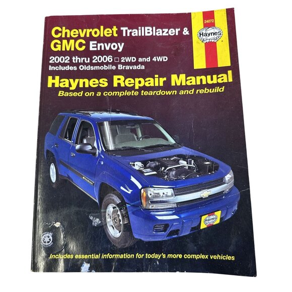 Vtg Haynes Automotive Repair Manual Chevrolet Trailblazer & GMC Envoy - Picture 1 of 5